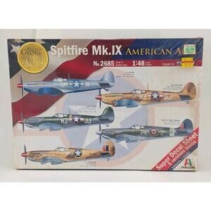 Italeri 1/48 Scale Supermarine Spitfire Mk.IX American Aces - Factory Sealed